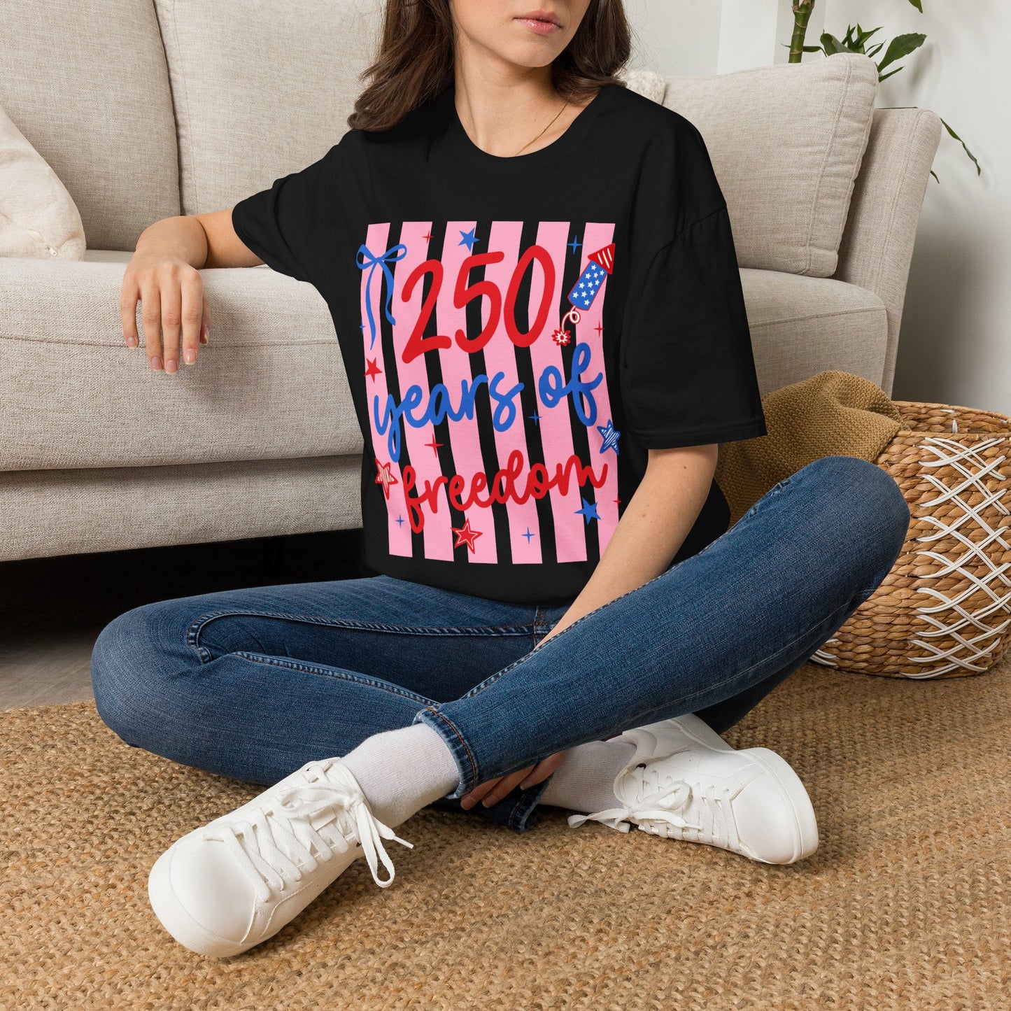 250 Years of Freedom T-Shirt — Patriotic Independence Day Tee