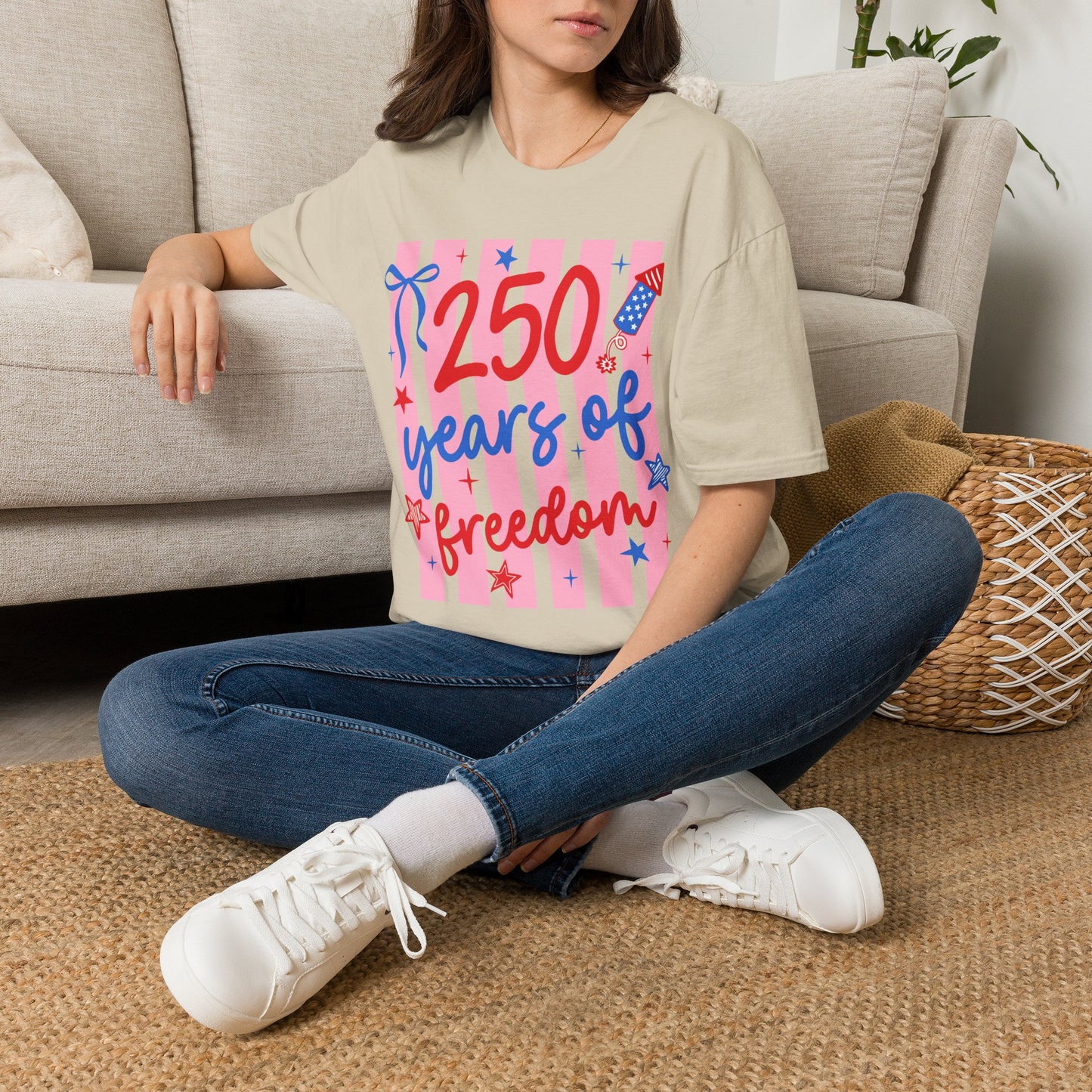 250 Years of Freedom T-Shirt — Patriotic Independence Day Tee