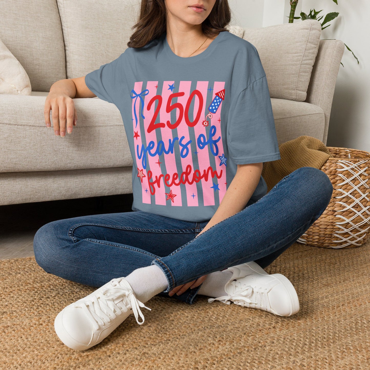 250 Years of Freedom T-Shirt — Patriotic Independence Day Tee