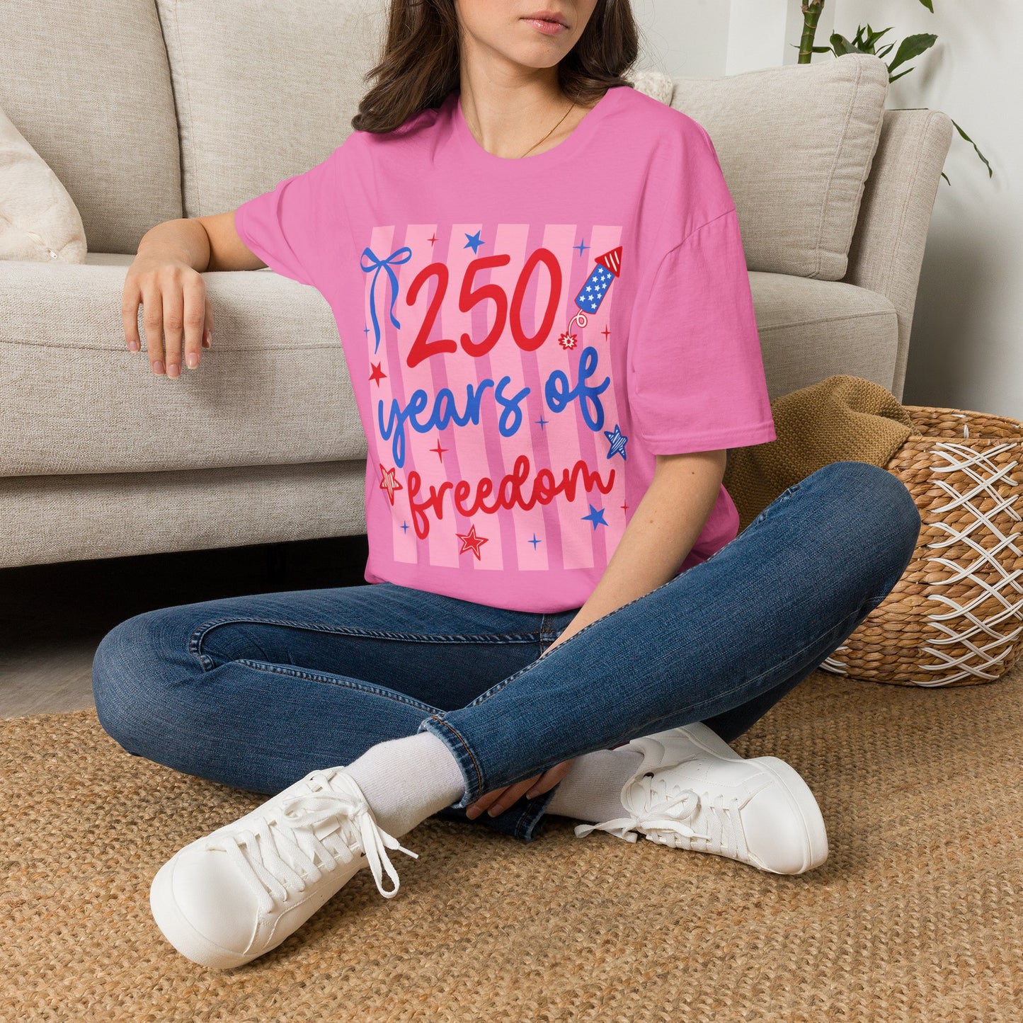 250 Years of Freedom T-Shirt — Patriotic Independence Day Tee