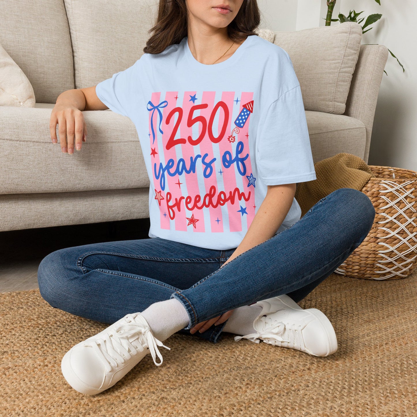 250 Years of Freedom T-Shirt — Patriotic Independence Day Tee
