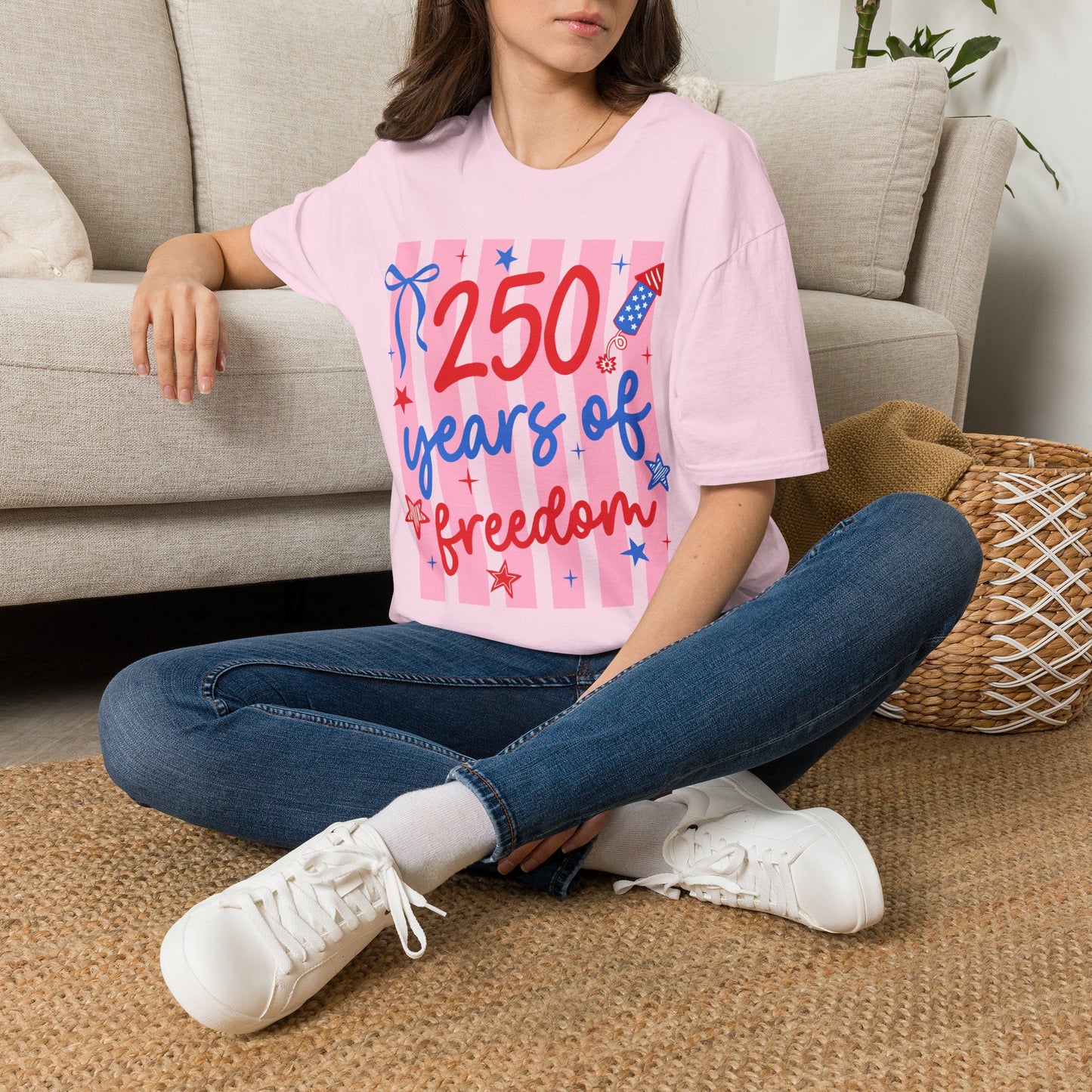 250 Years of Freedom T-Shirt — Patriotic Independence Day Tee