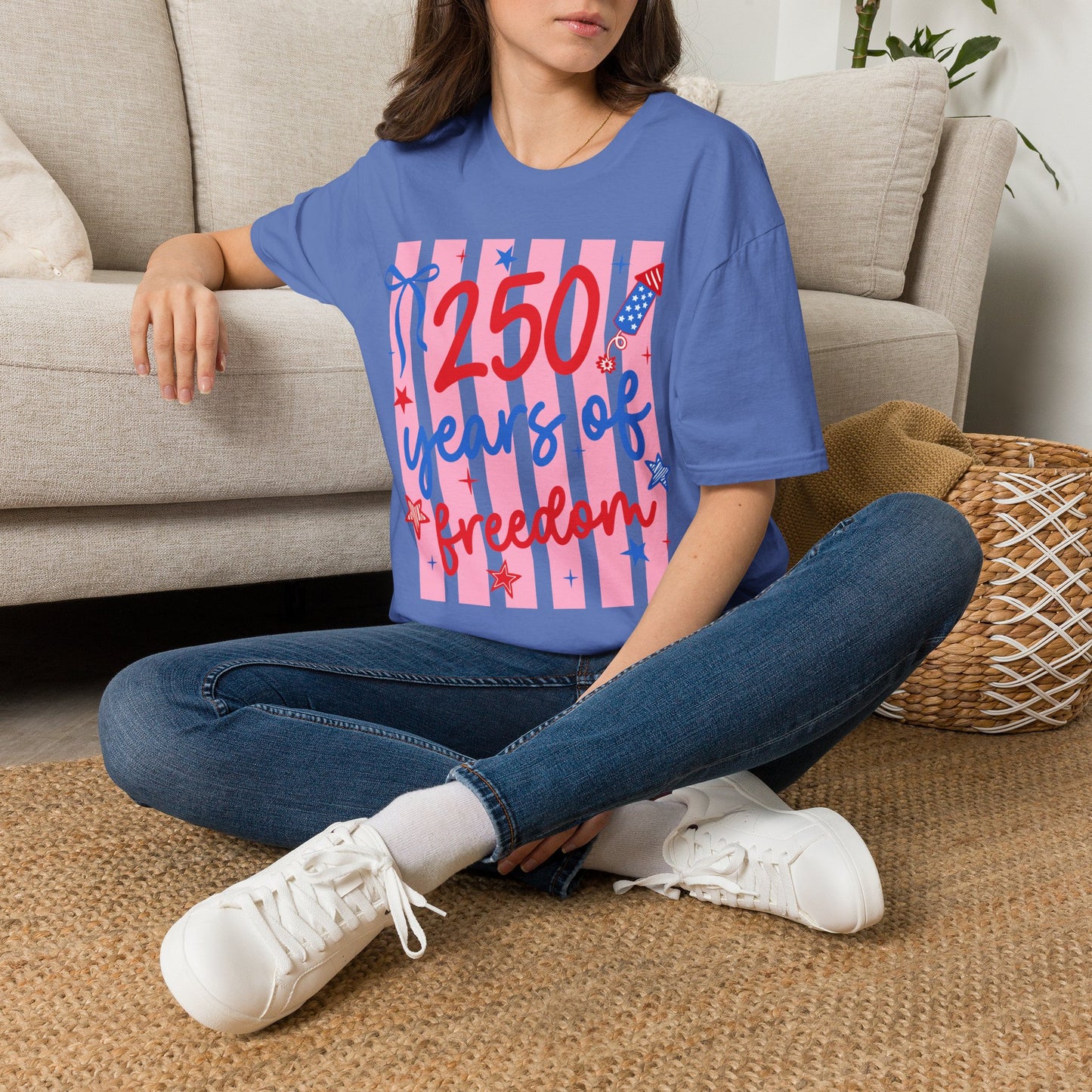 250 Years of Freedom T-Shirt — Patriotic Independence Day Tee