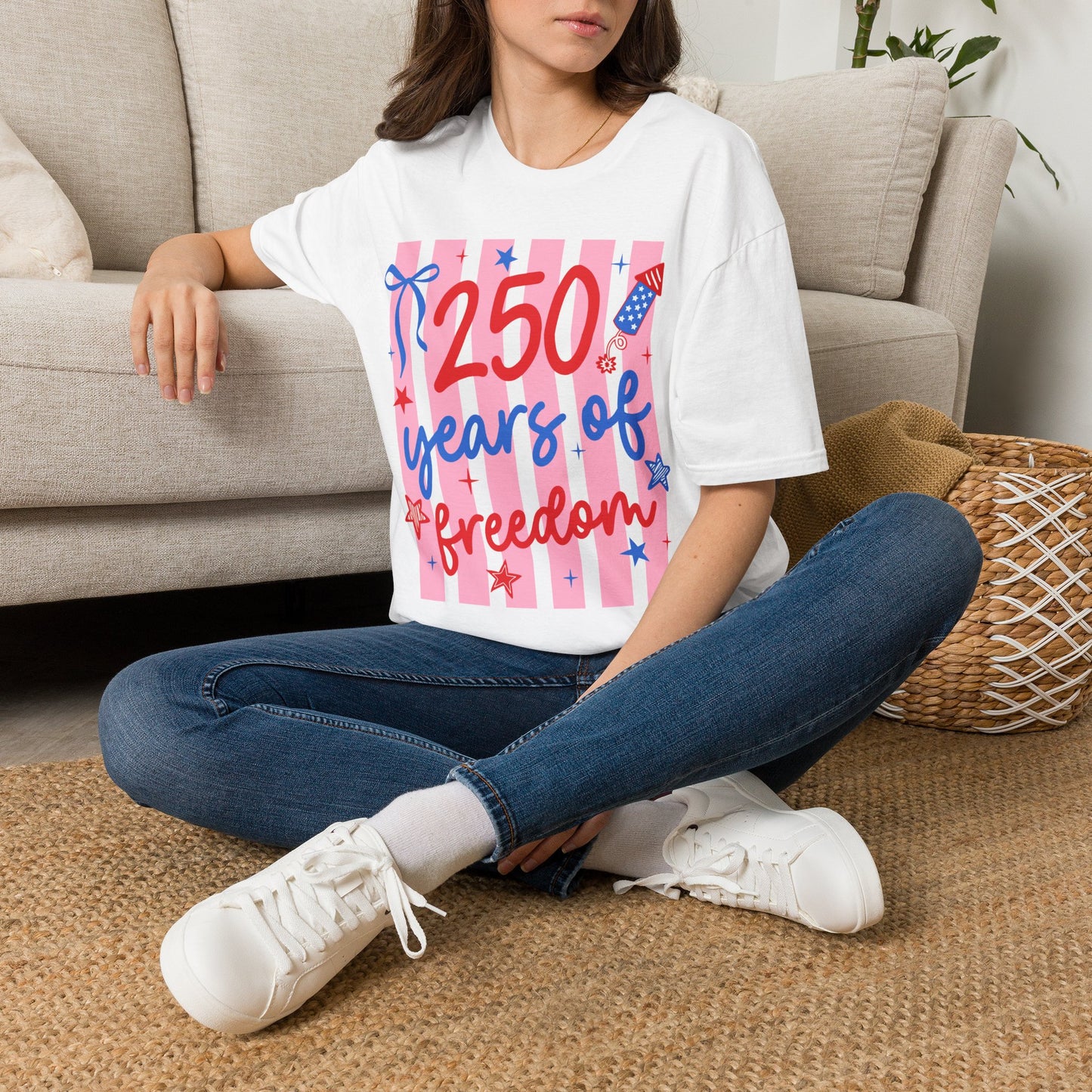 250 Years of Freedom T-Shirt — Patriotic Independence Day Tee